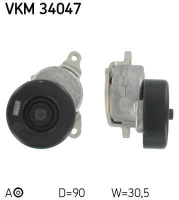 Rolo tensor da correia trapezoidal estriada SKF ref. VKM 34047